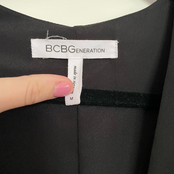 BCBGeneration Long Sleeve Blazer Romper - Picture 2 of 6